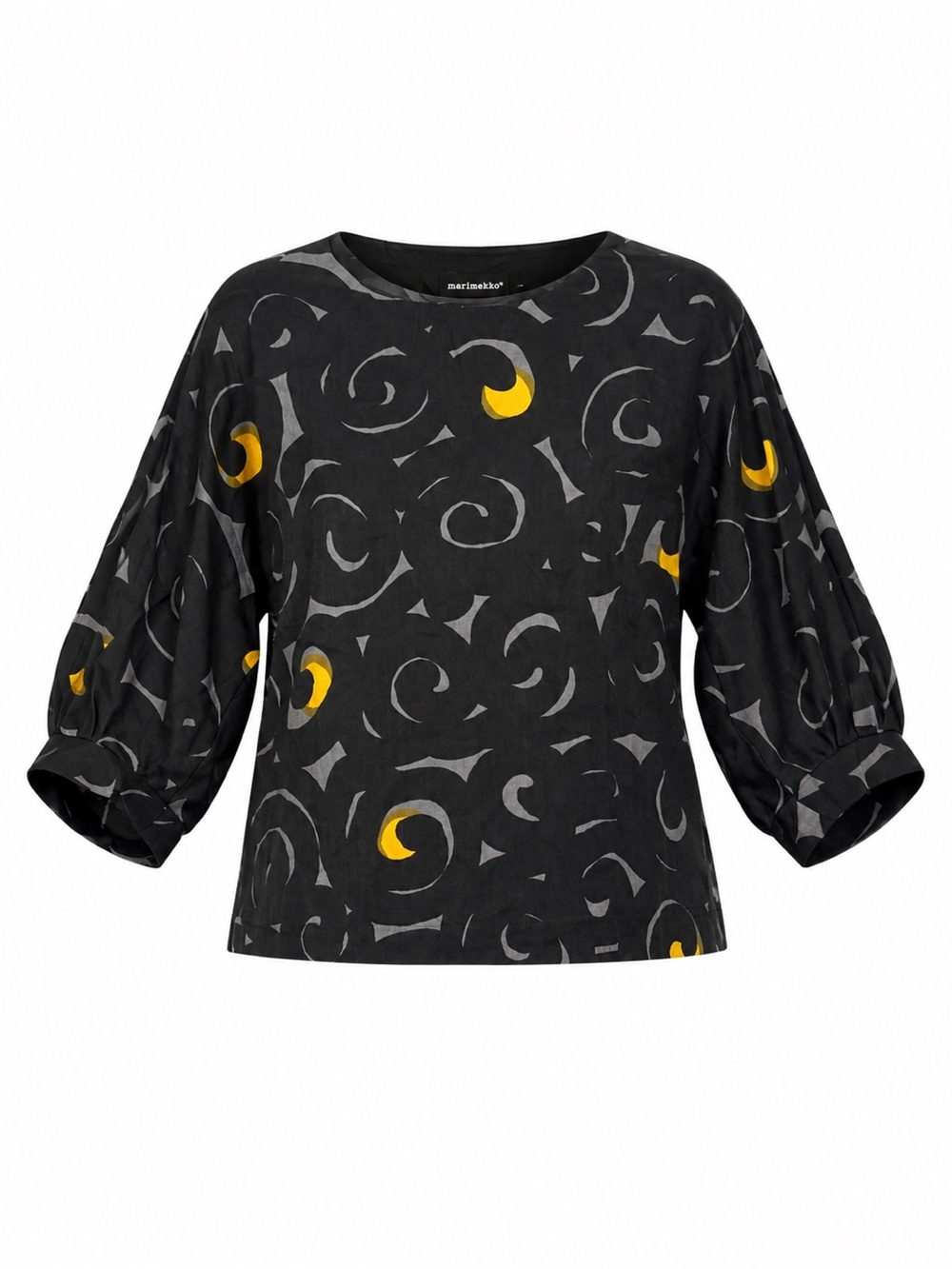 Marimekko Sonaatti Wool Silk Blend Top